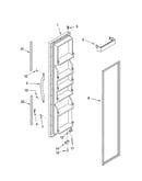Freezer door parts