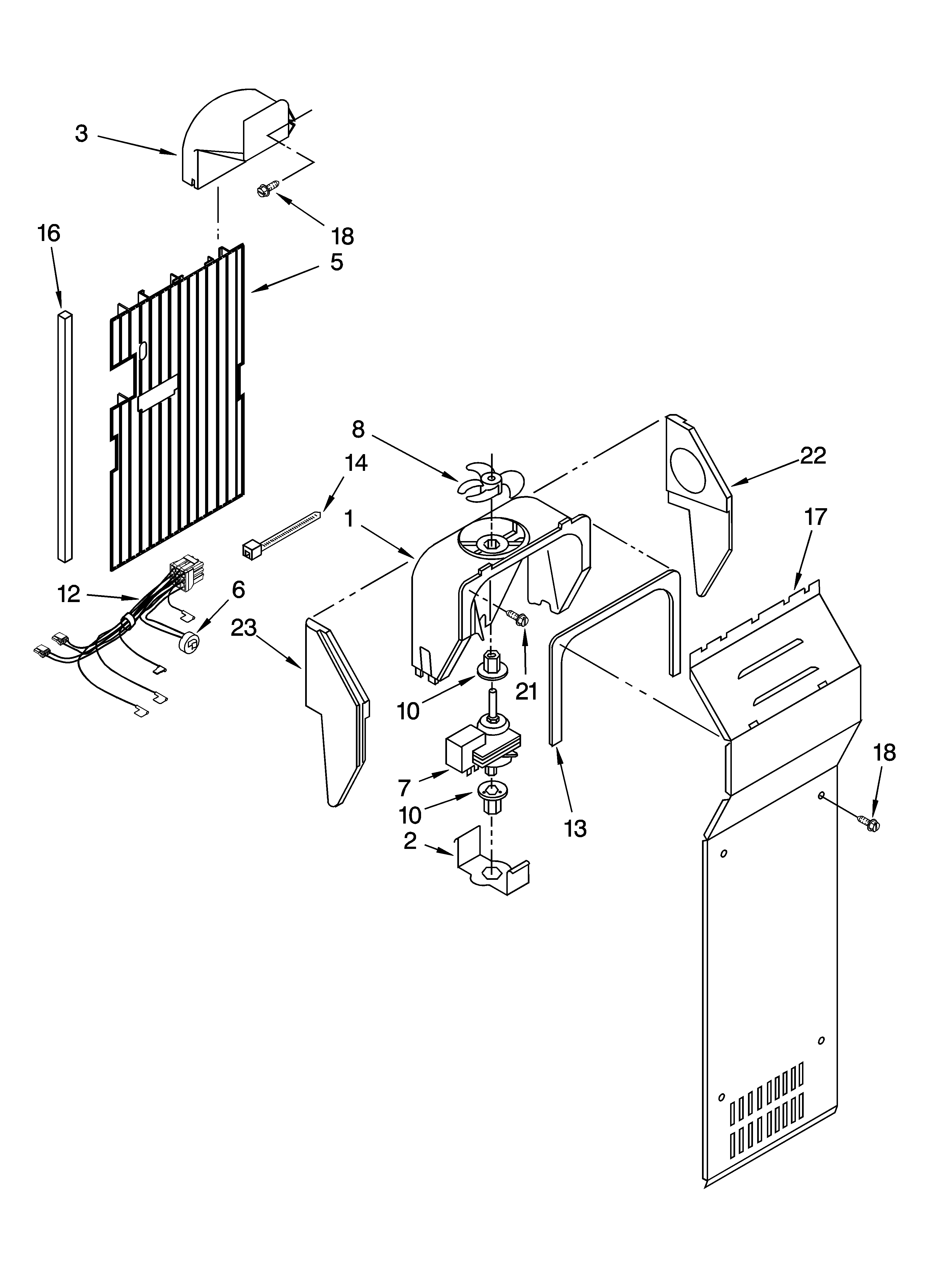 Air flow parts