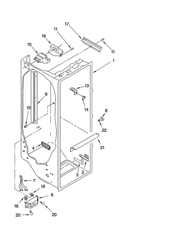 Refrigerator liner parts