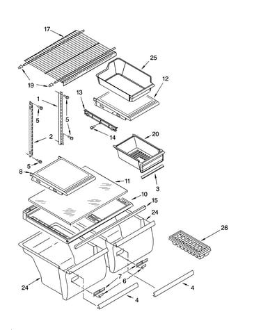 Shelf parts