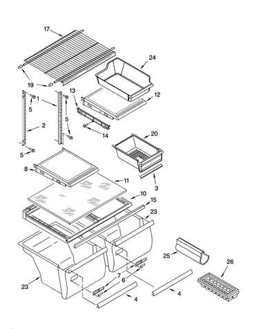 Shelf parts