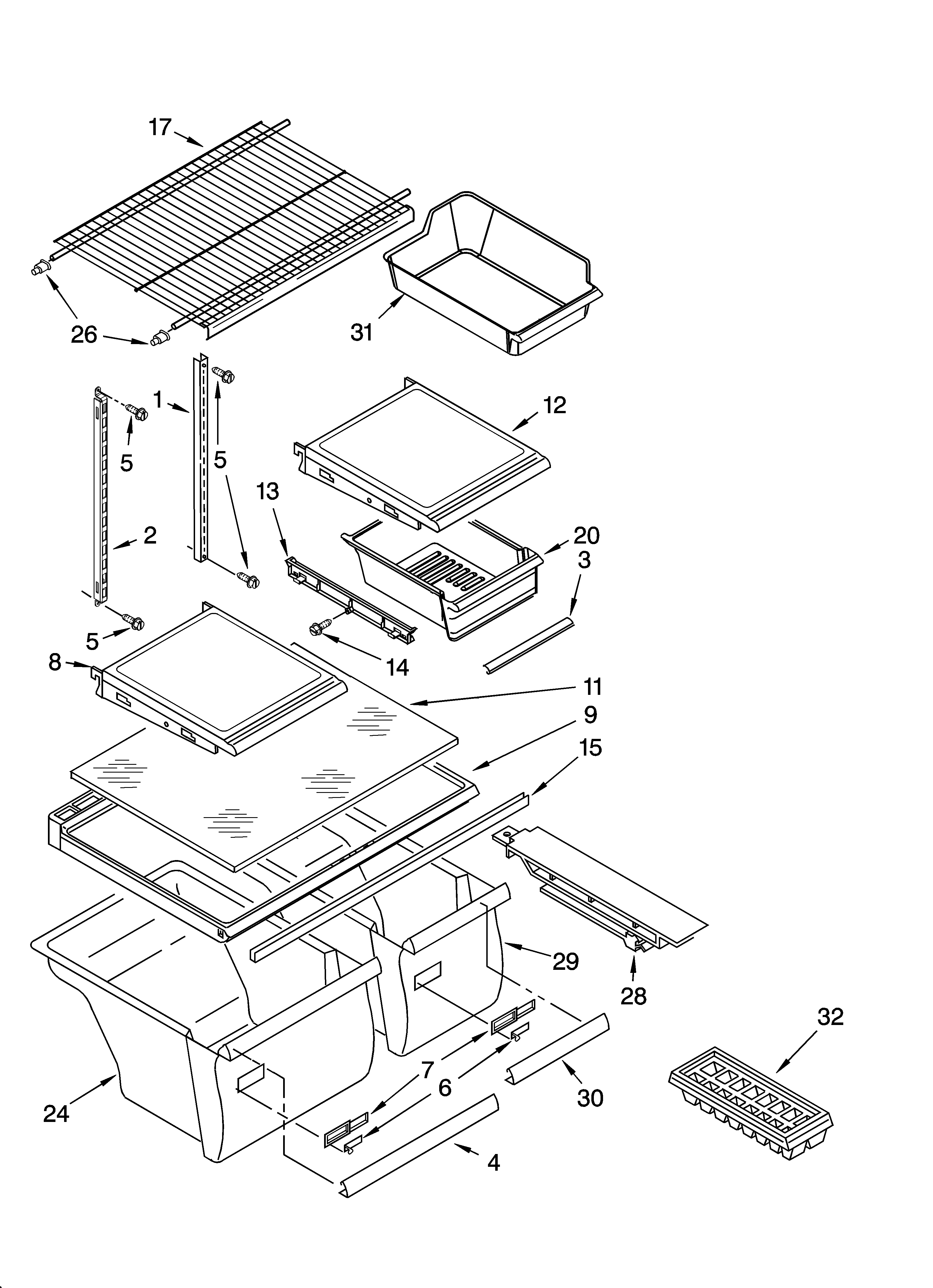 SHELF PARTS