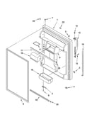 Refrigerator door parts
