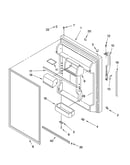 Refrigerator door parts
