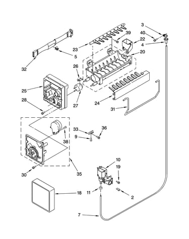Icemaker parts, optional parts
