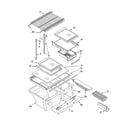 Kenmore 10664952401 shelf parts diagram