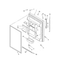 Kenmore 10664953401 refrigerator door parts diagram