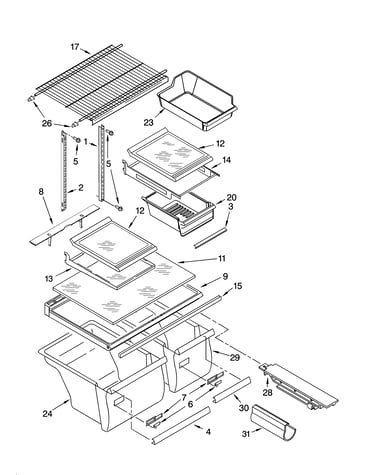 Shelf parts