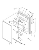 Refrigerator door parts