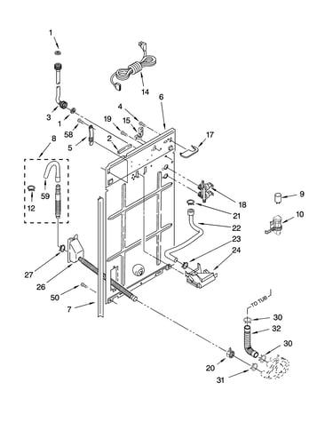 Rear panel parts