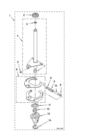 Brake and drive tube parts