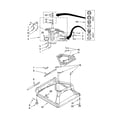 Kenmore 11016812500 machine base parts diagram