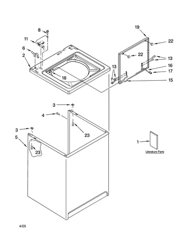 Top and cabinet parts