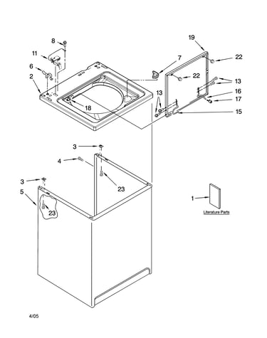 Top and cabinet parts