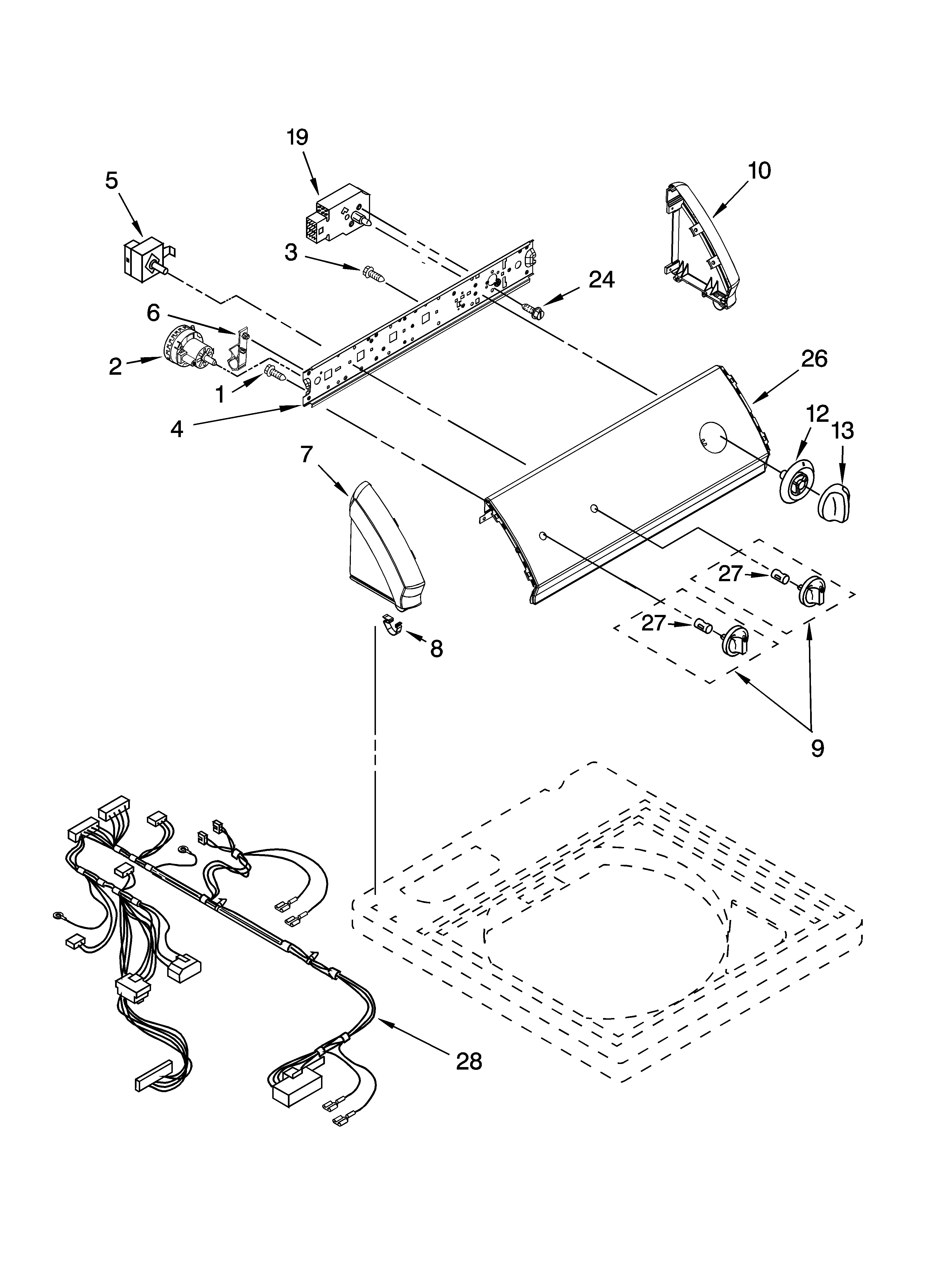 CONTROL PANEL PARTS