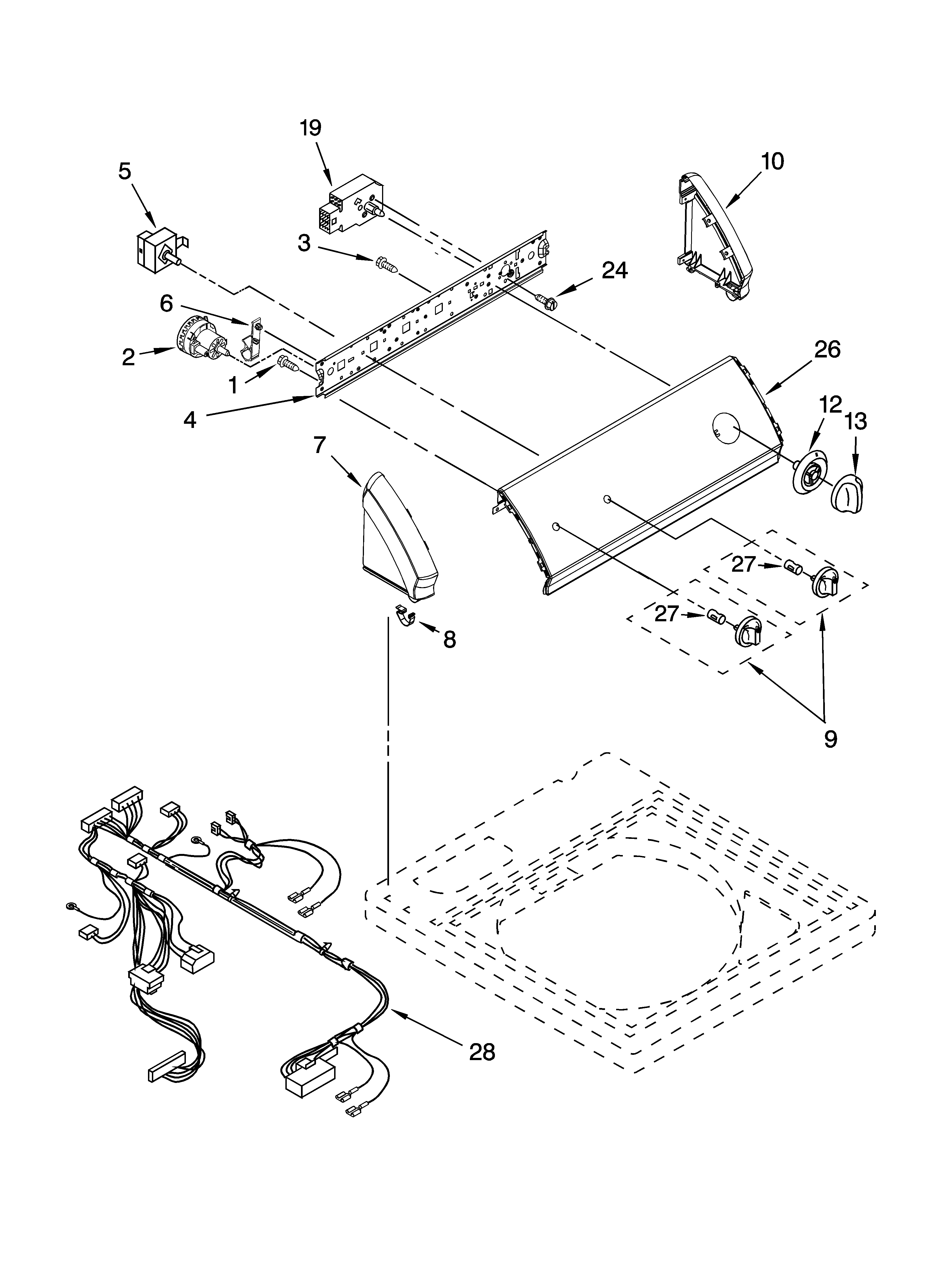 Control panel parts