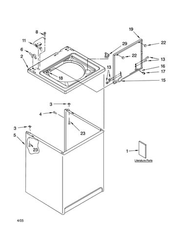 Top and cabinet parts