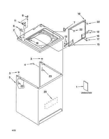Top and cabinet parts