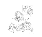 Kenmore 11066862500 bulkhead parts, optional parts (not included) diagram