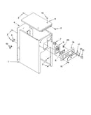 Cabinet and control parts