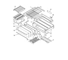 Kenmore 66575174301 bake drawer & broiler parts, miscellaneous parts diagram