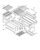 Bake drawer & broiler parts, miscellaneous parts