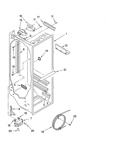 Refrigerator liner parts