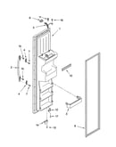 Freezer door parts