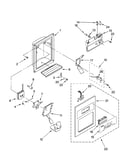 Dispenser front parts