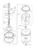 Agitator, basket and tub parts