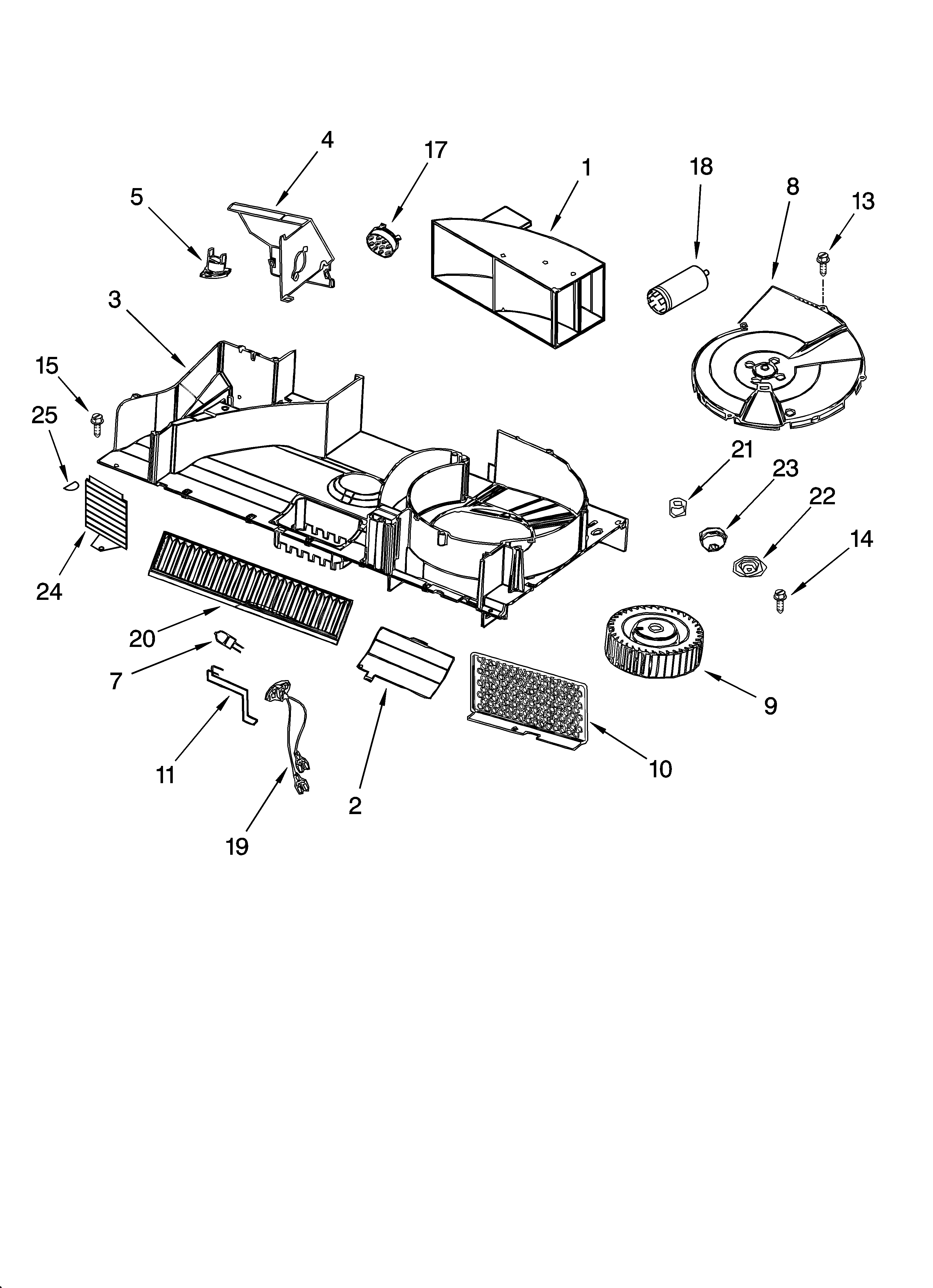 Air flow parts
