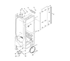 Kenmore Elite 10656399501 refrigerator liner parts diagram
