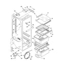 Kenmore 10655622501 refrigerator liner parts diagram