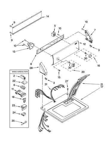 Top and console parts