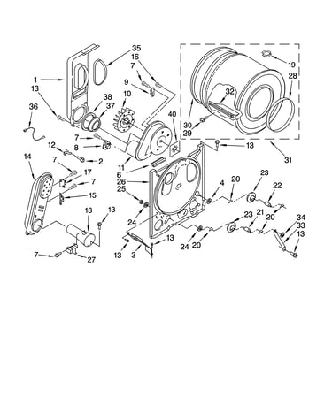 Bulkhead parts, optional parts (not included)