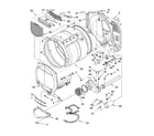 Kenmore Elite 11095091401 bulkhead parts diagram