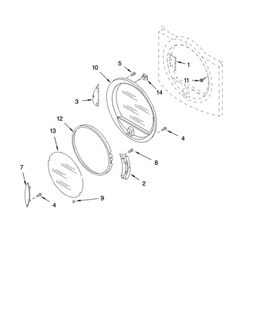 Door parts, optional parts (not included)