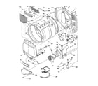 Kenmore Elite 11095861401 bulkhead parts diagram