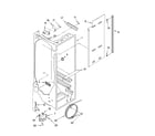 Kenmore Elite 10656699501 refrigerator liner parts diagram