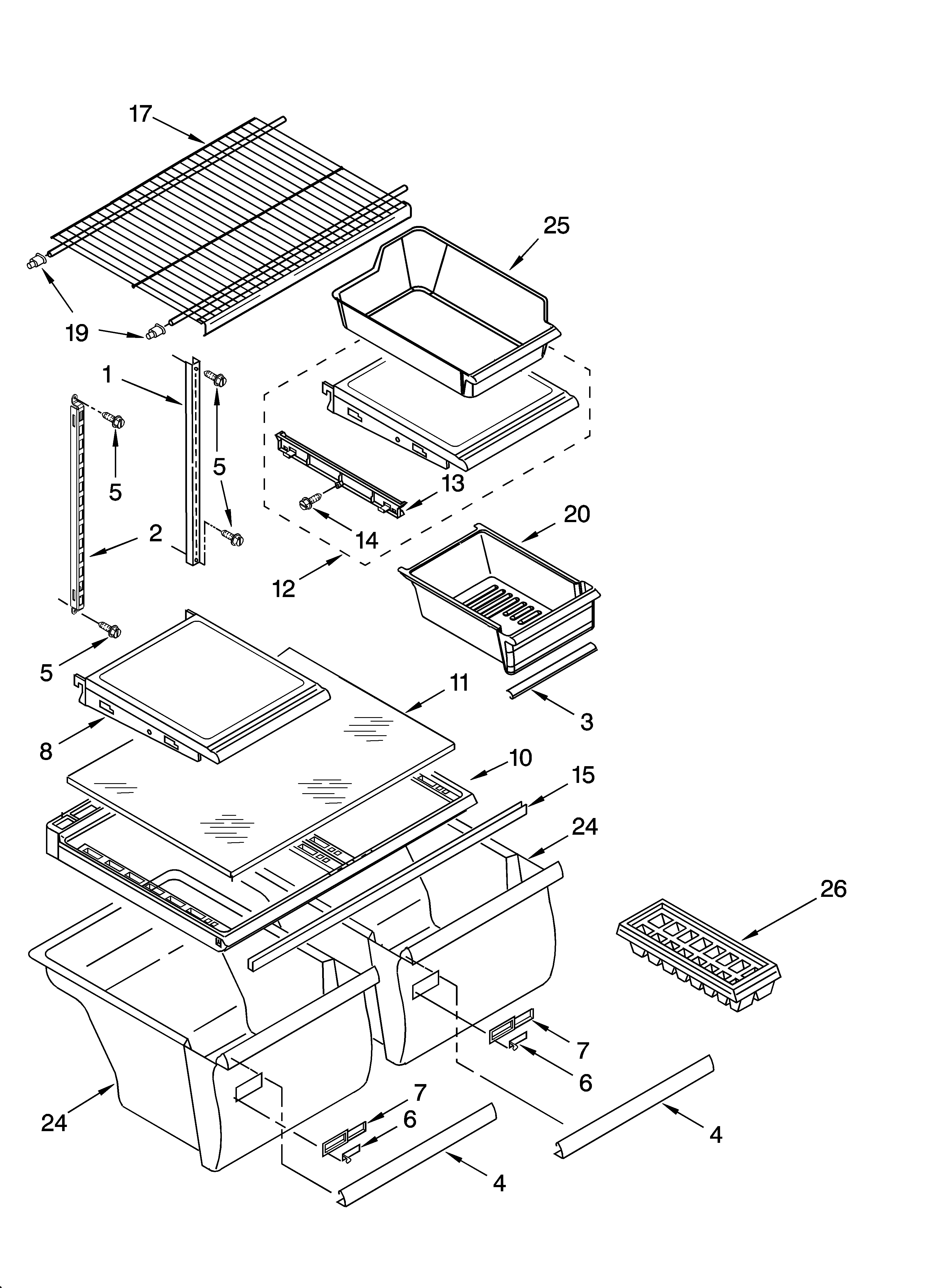 SHELF PARTS