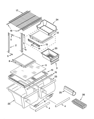 Shelf parts