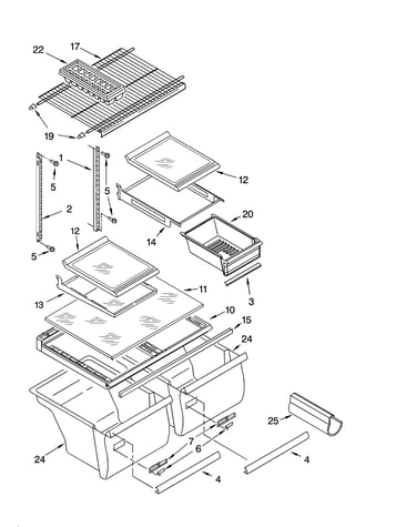 Shelf parts