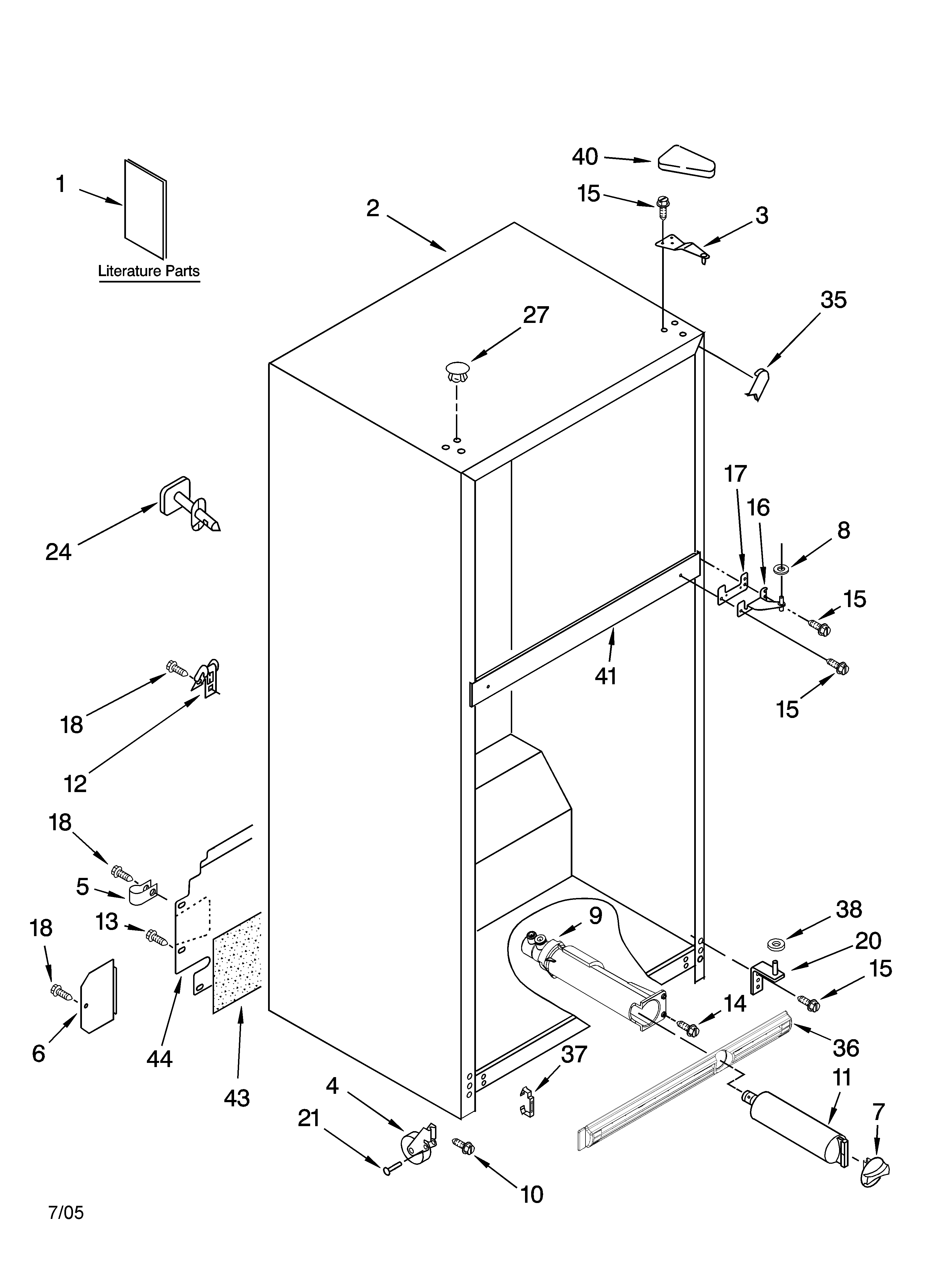 CABINET PARTS