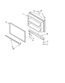 Freezer door parts