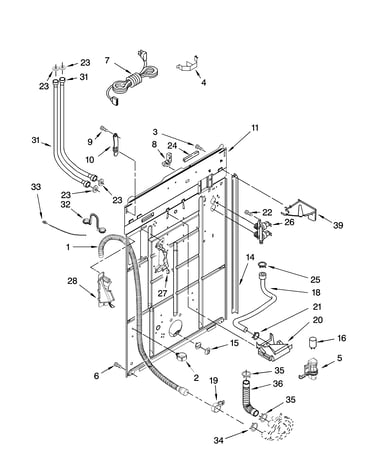 Rear panel parts