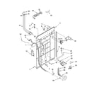 Kenmore Elite 11016942501 rear panel parts diagram