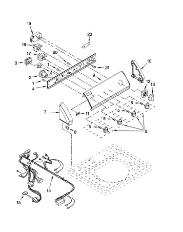 Control panel parts
