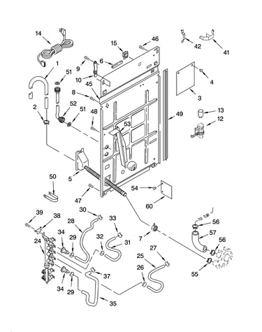 Rear panel parts