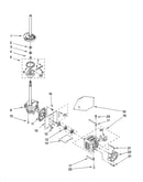 Brake, clutch, gearcase, motor and pump parts