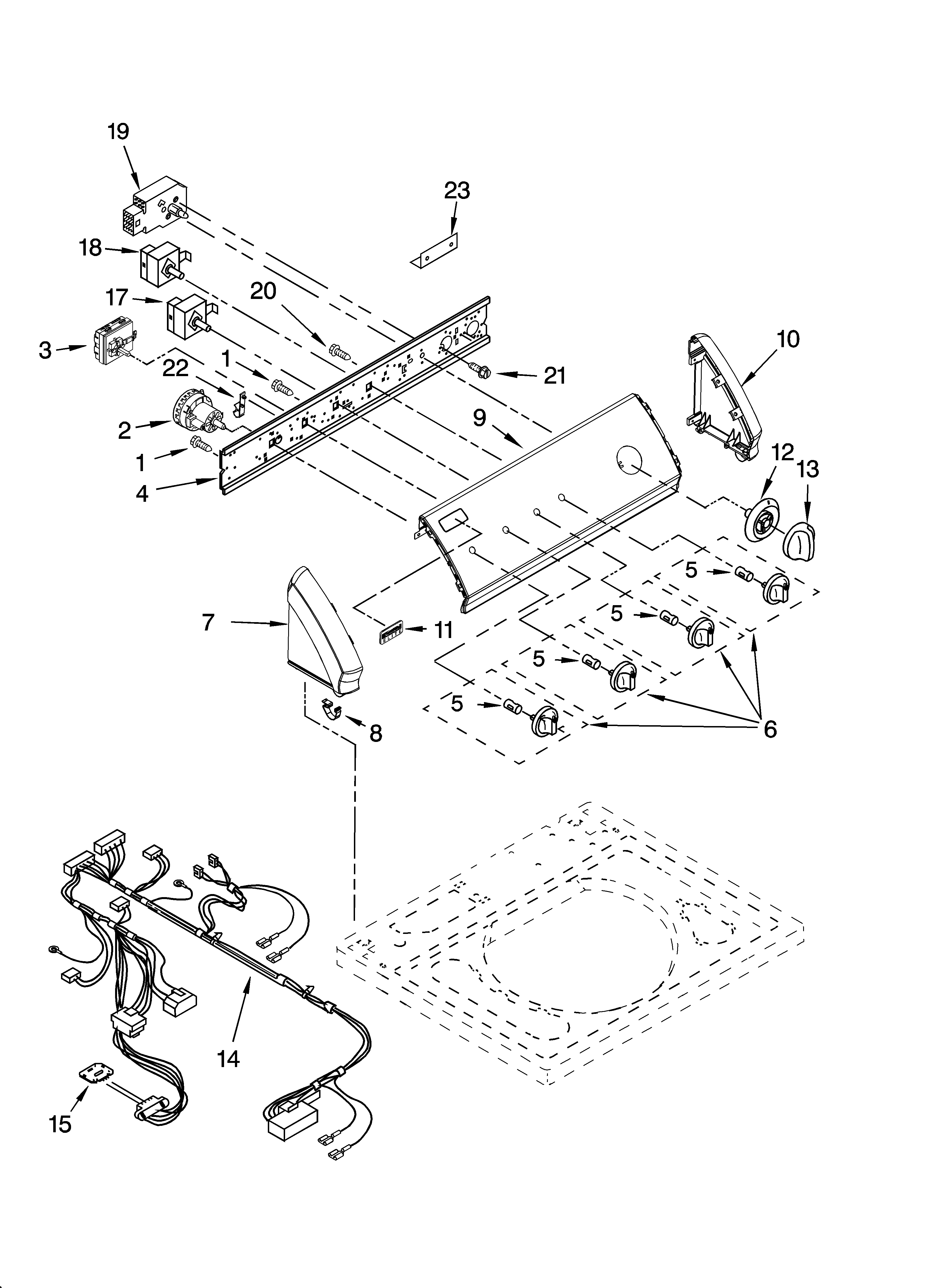 Control panel parts